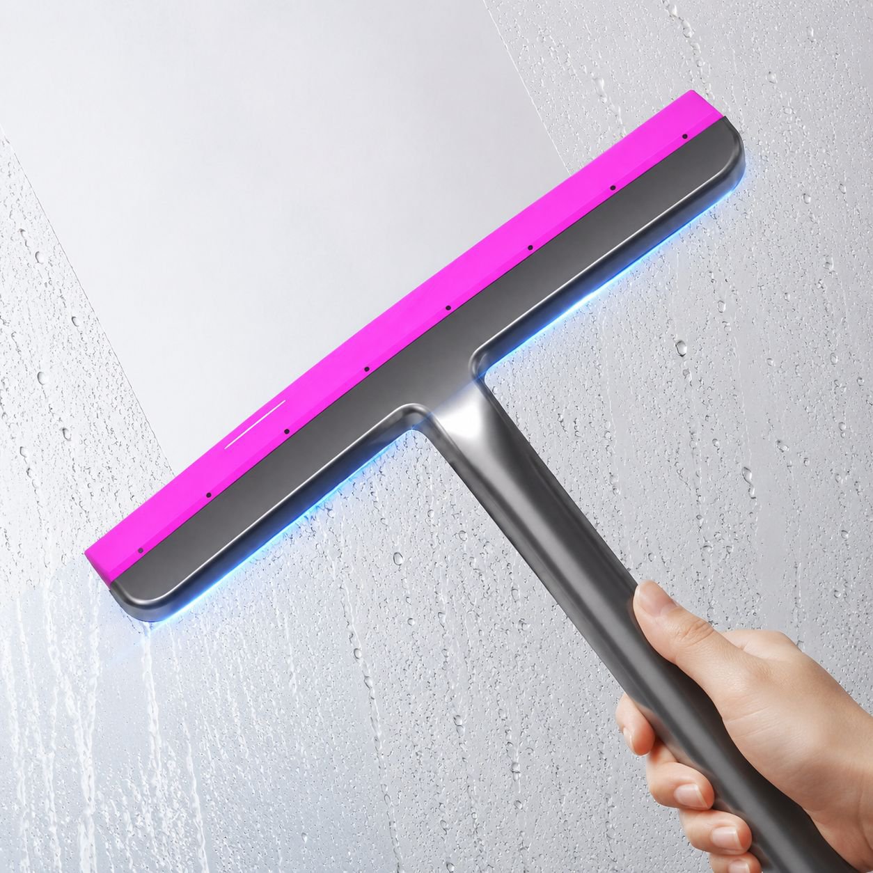 Long Handle Glass Wiper for Home Bathroom Cleaning