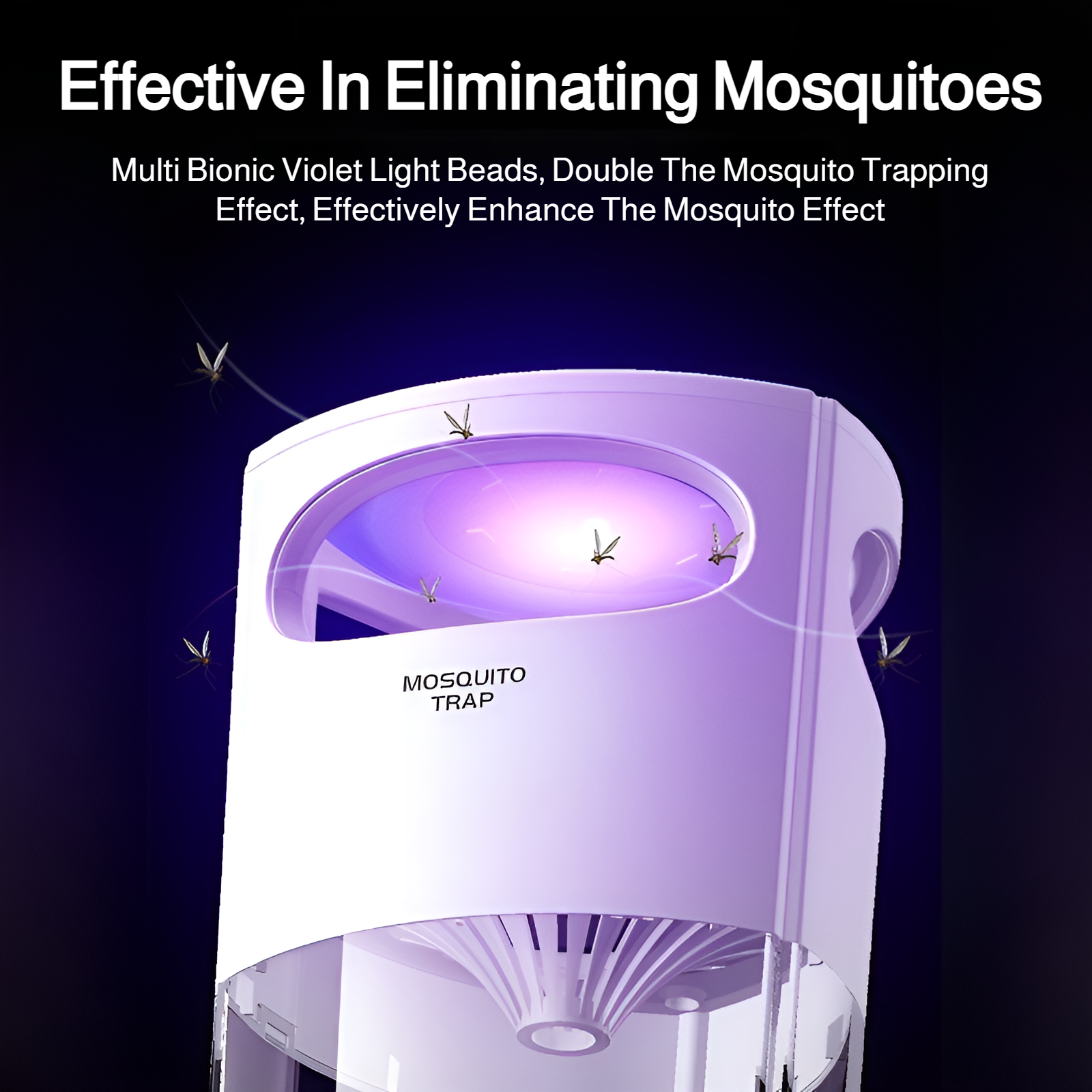 New household electric shock mosquito killer photocatalyst mosquito repellent lamp creative mosquito