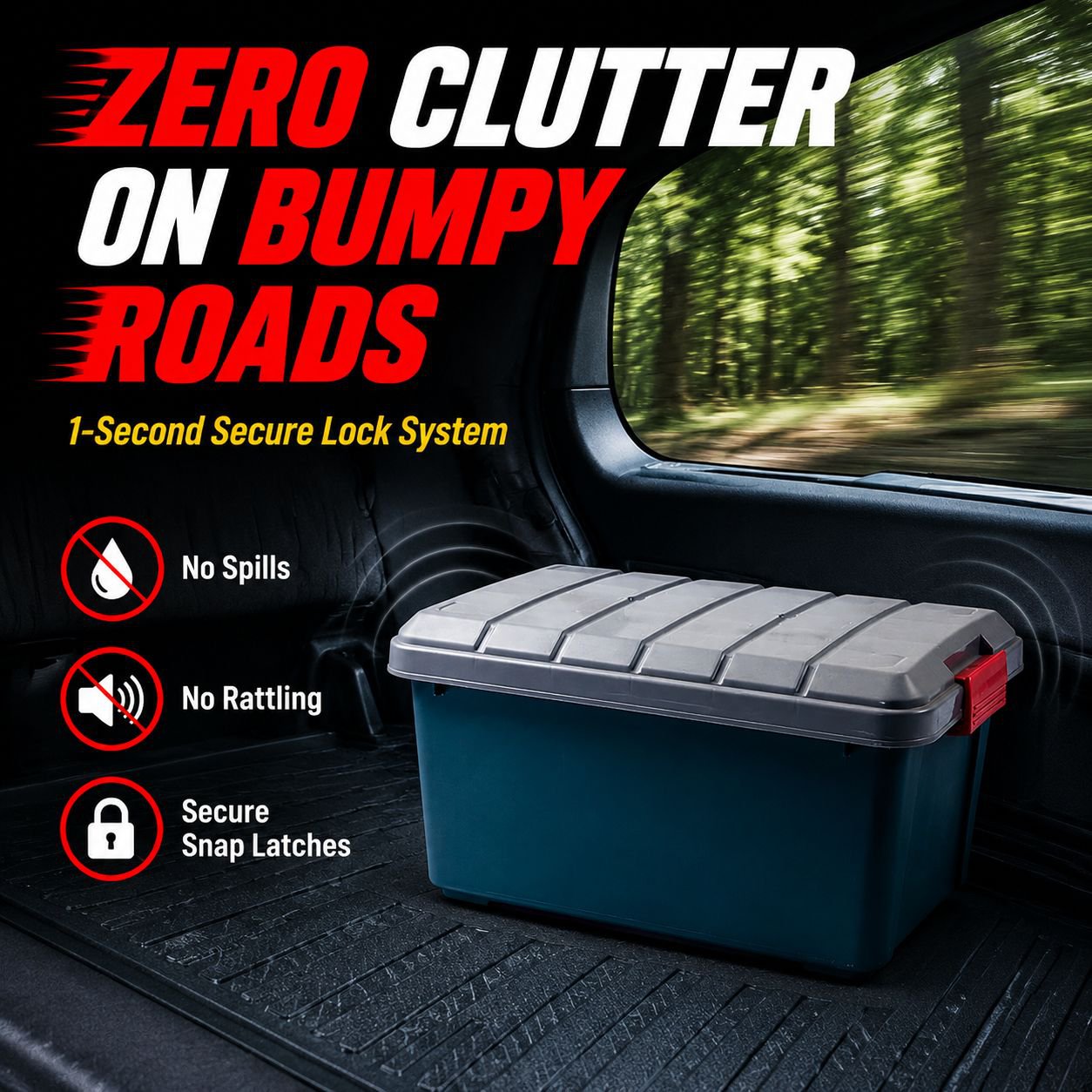 Thickened Car Storage Box