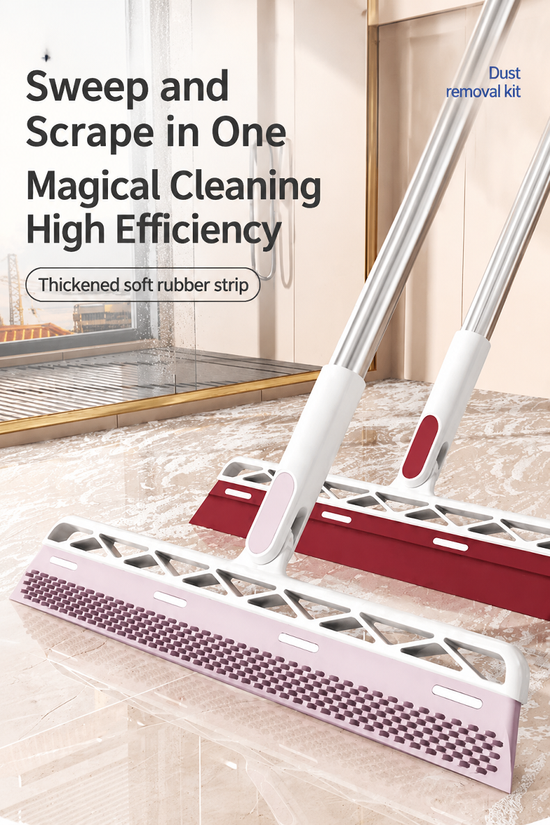 JMY Multi-functional Double-Sided Cleaning Broom in action