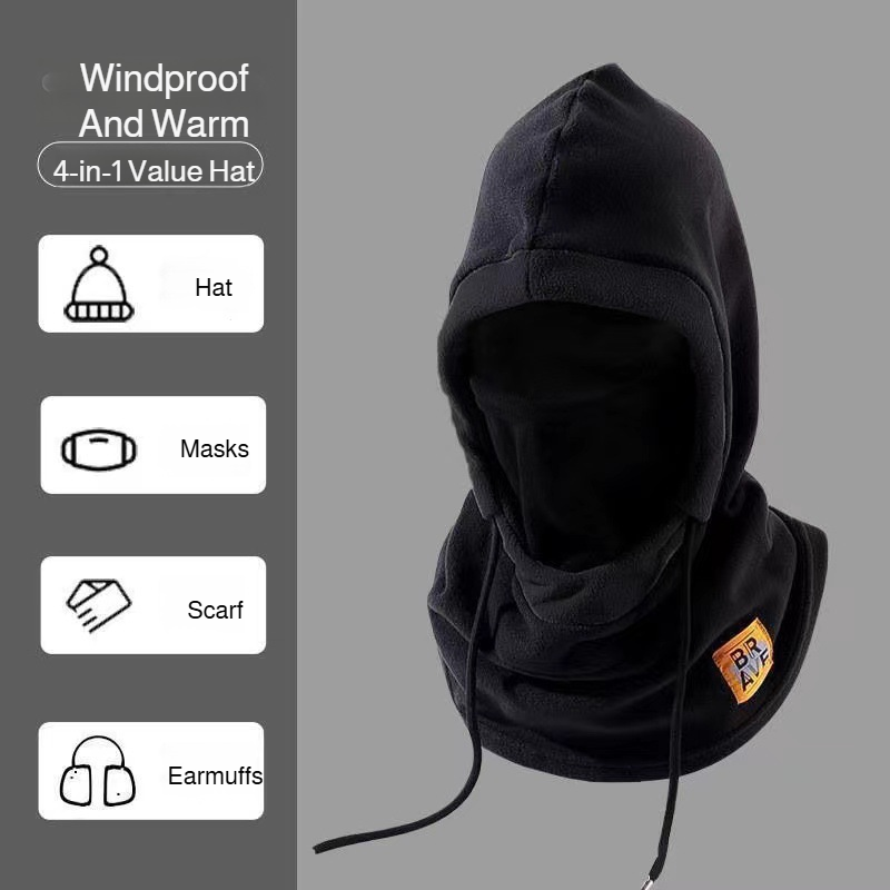 Warm Hat Scarf Mask Warm Cold Windproof Cycling