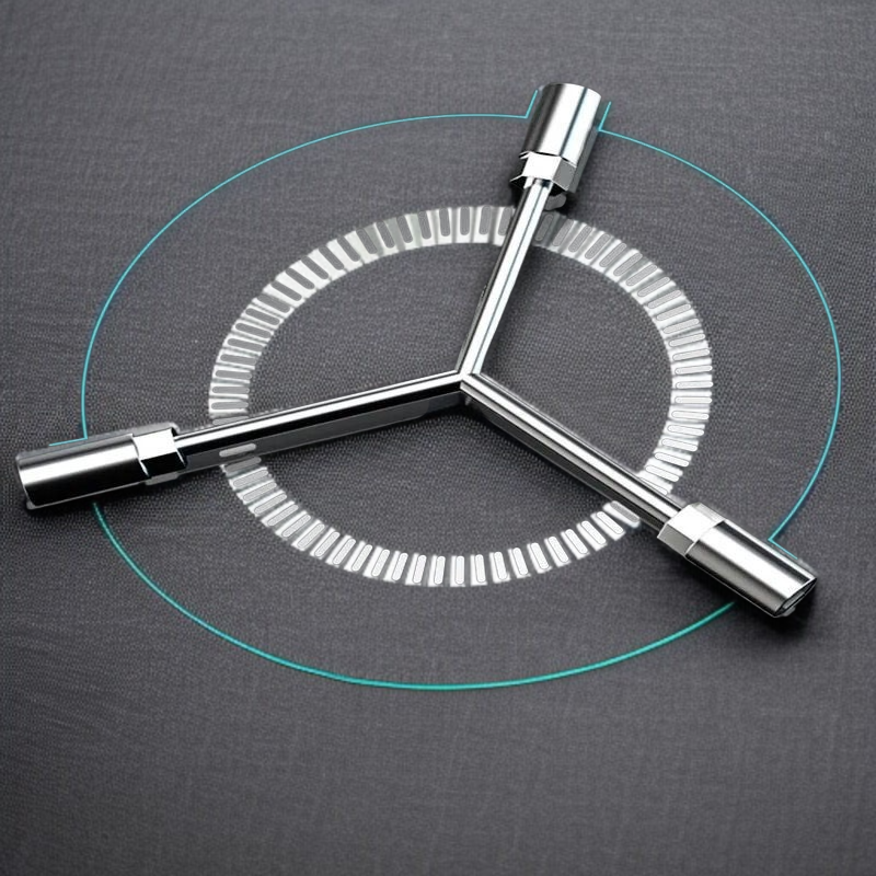 롱 타입 육각 소켓 렌치 근접 사진