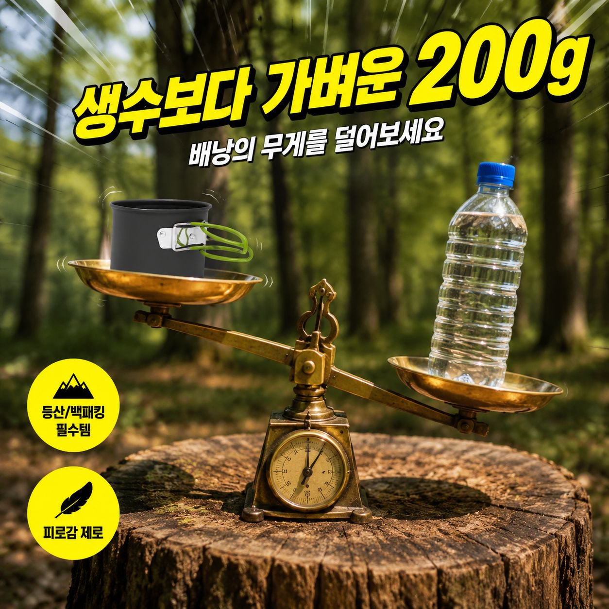 캠핑 초경량 휴대용 프라이팬 논스틱 조리도구 세트 야외 버너팬