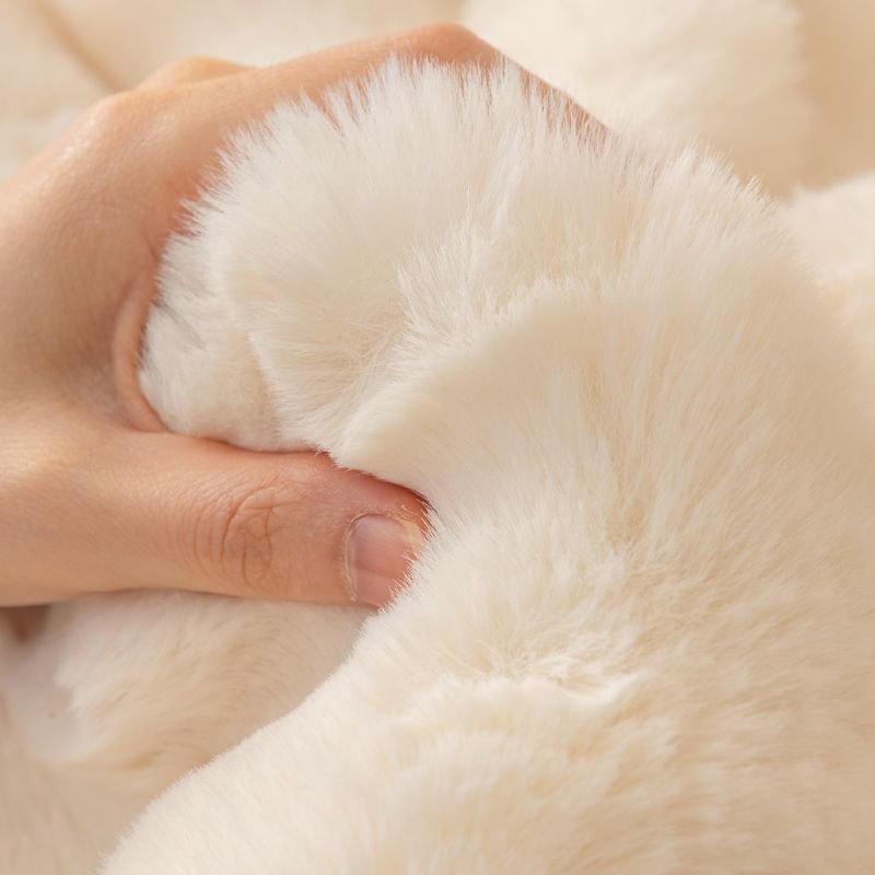 ผ้าคลุมโซฟาขนกระต่าย