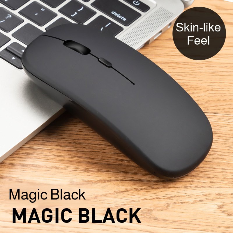 Ratón gamer silencioso para chicas, inalámbrico, blanco brillante