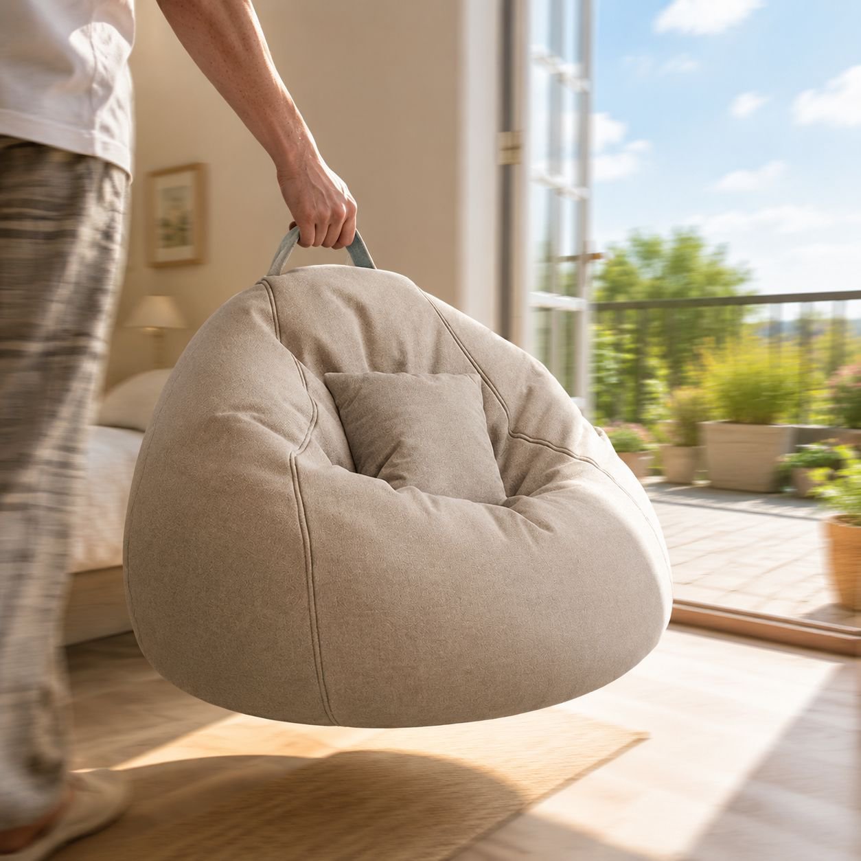 Ergonomic design lazy sofa chair