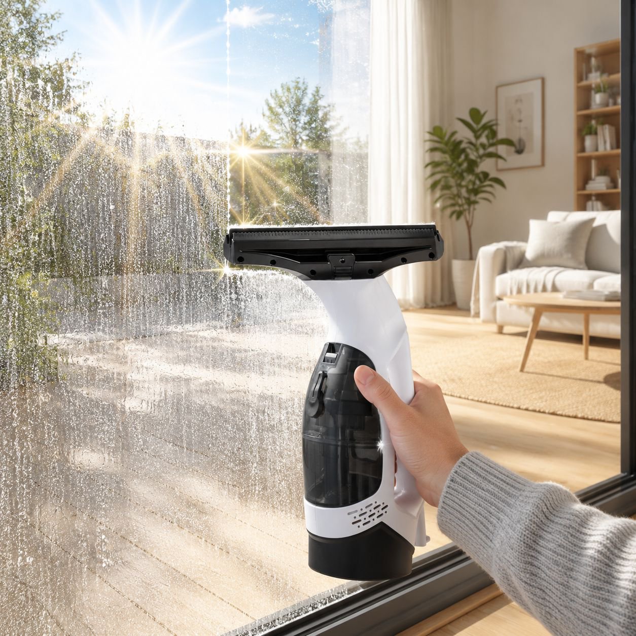 Multifunktionaler tragbarer Fensterreiniger