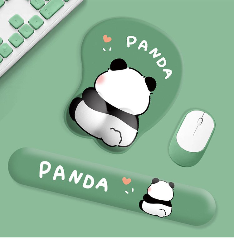 Panda animal mouse pad for computer and laptop