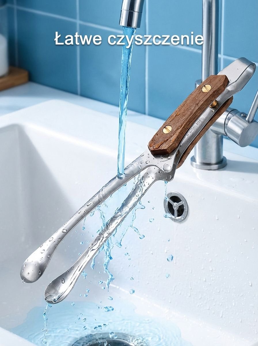 Szczypce do BBQ ze stali nierdzewnej