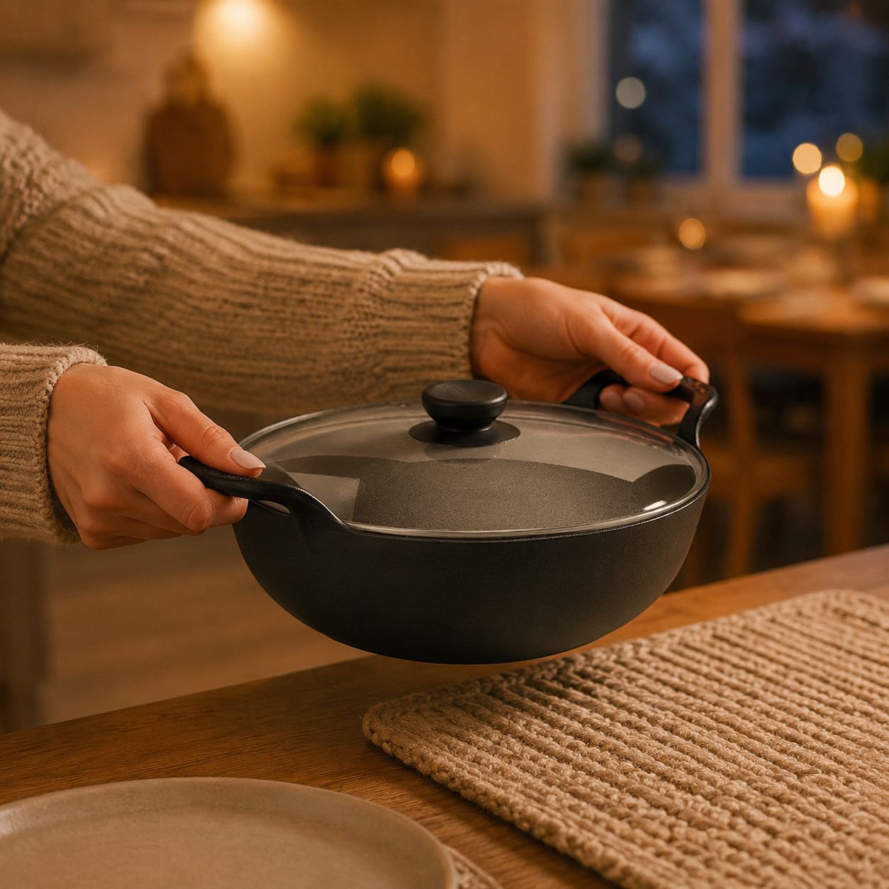 Mini pot Yuanbao en fonte style japonais, sain et sans revêtement