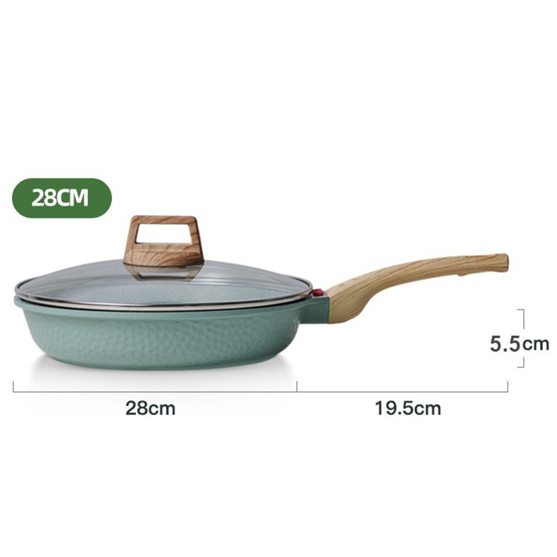 Non-stick aluminum alloy frying pan