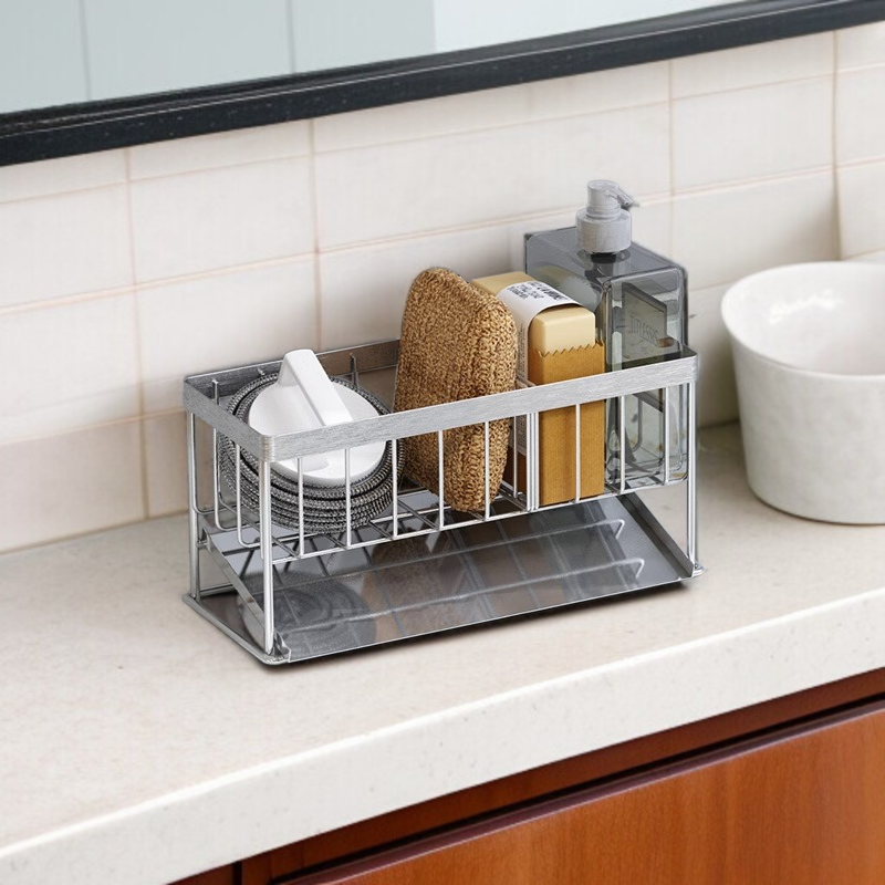 Hochwertiger Edelstahl Schwammtuchhalter für Waschlappen