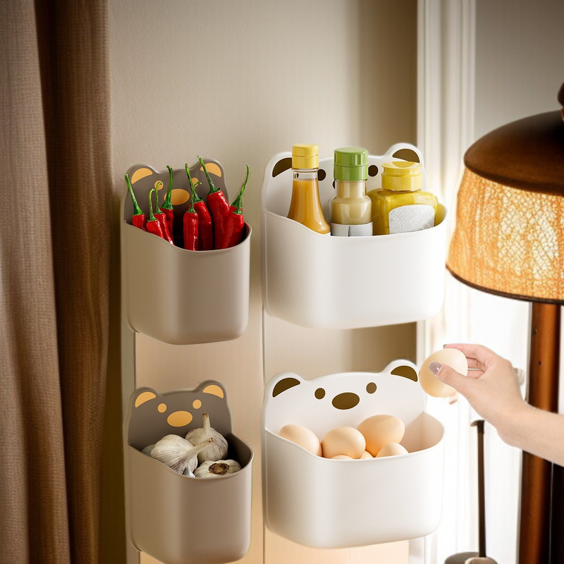 壁掛け可能な防水ティッシュボックスの使用イメージ