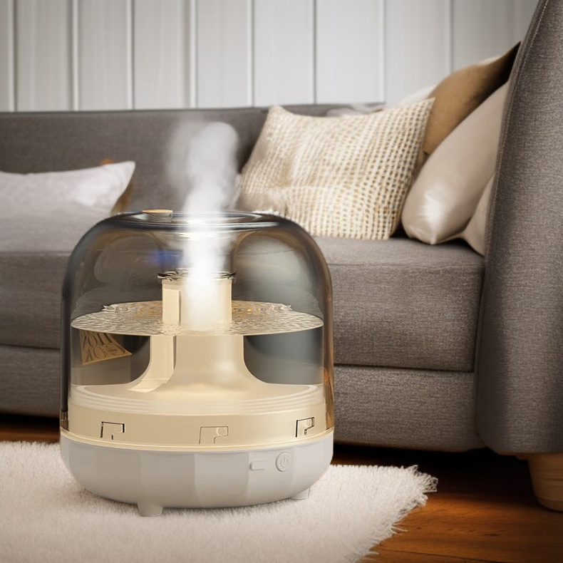 Humidificador Silencioso de Gran Capacidad para Habitaciones Pequeñas