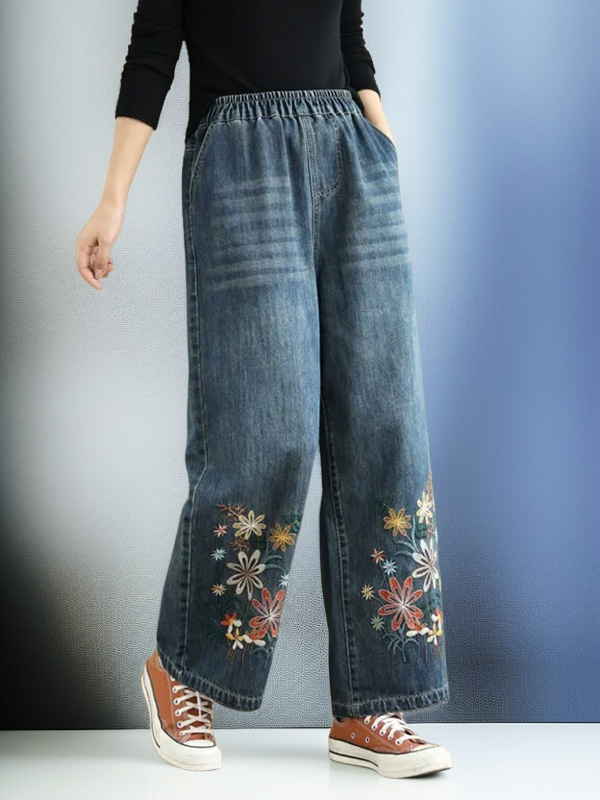 秋ファッションにおすすめのワイドレッグパンツ