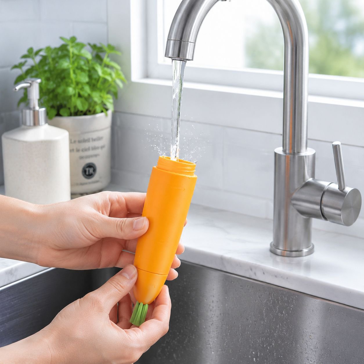 Easy-to-clean washable vent brush