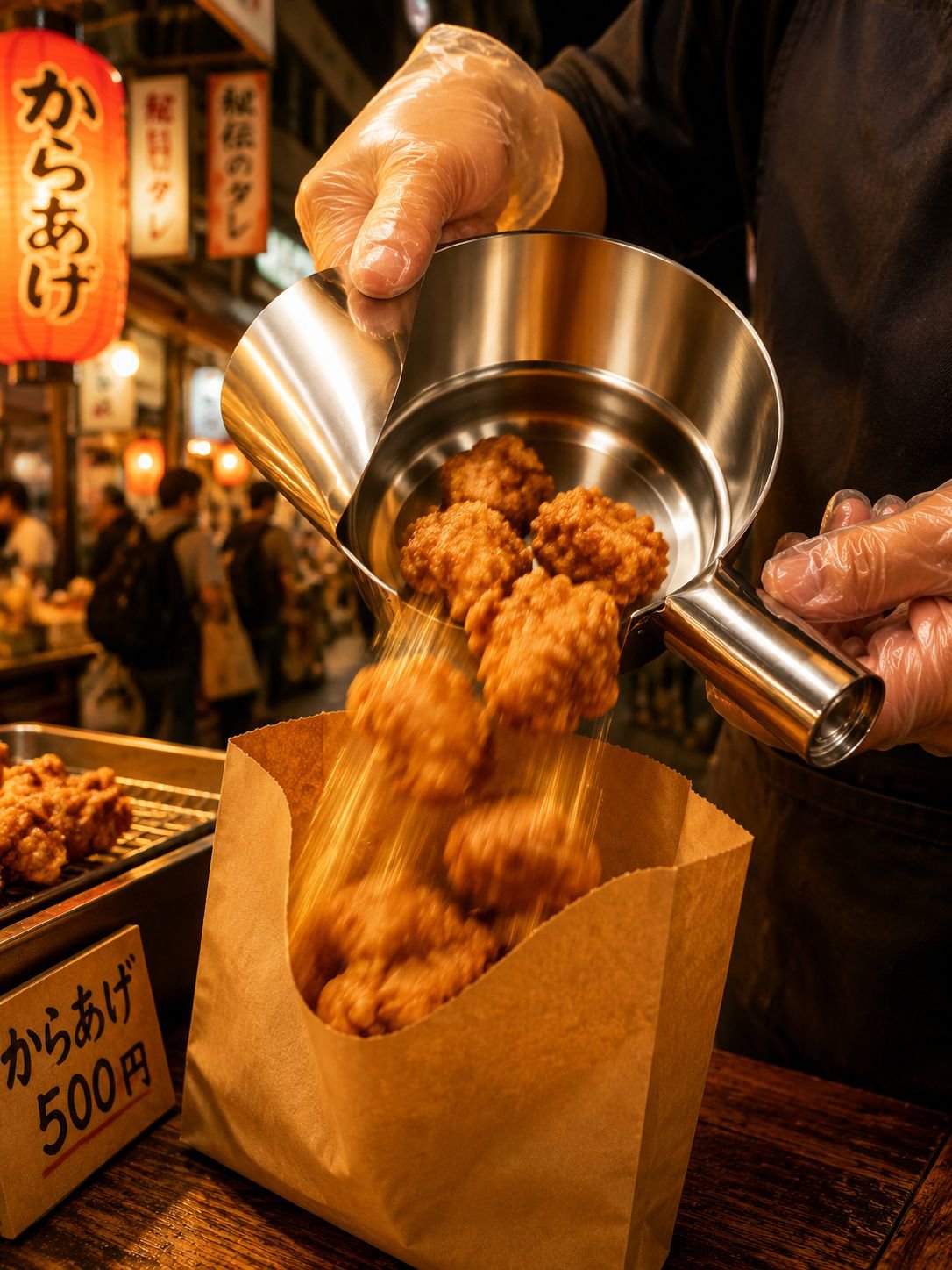 フライドチキン用梱包スプーンの高品質素材