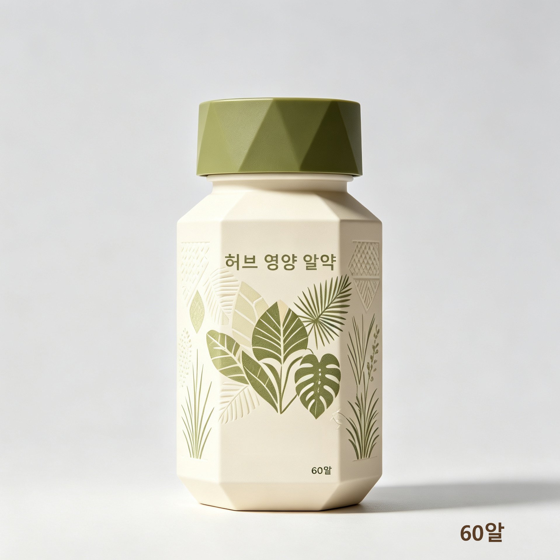 식물 영양 건강환 제품 패키지