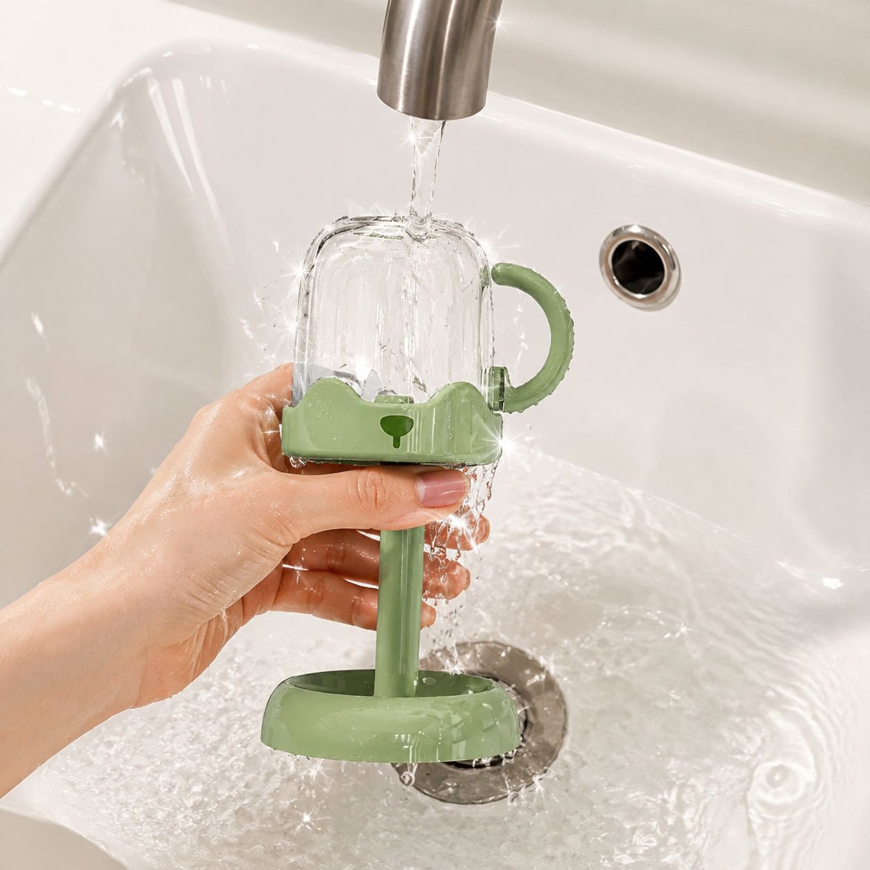 Flexibler Becherhalter für die Küche
