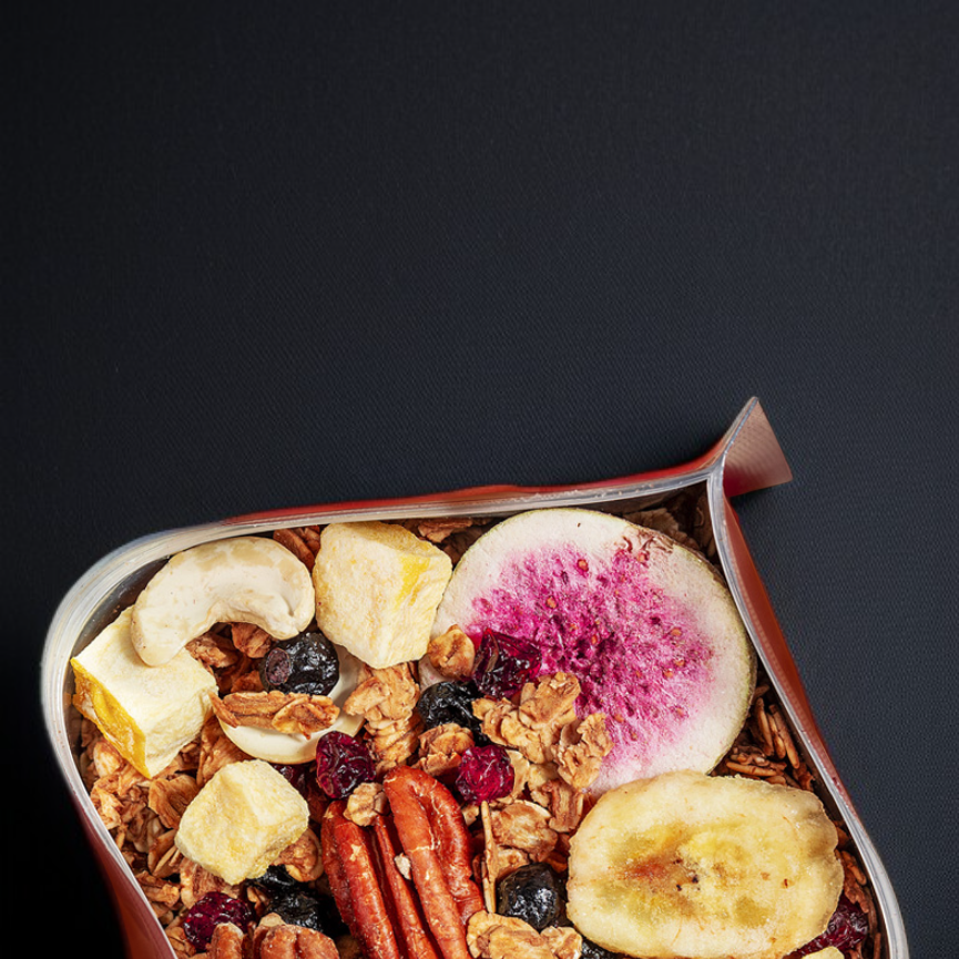 바다소금 코코아 홍차 무화과 견과류 구운 오트밀