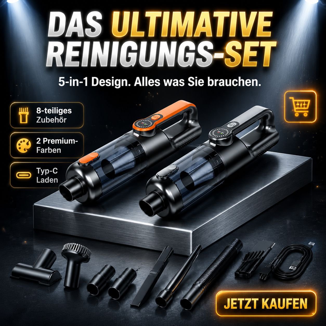 Multifunktionaler bürstenloser Motorreiniger