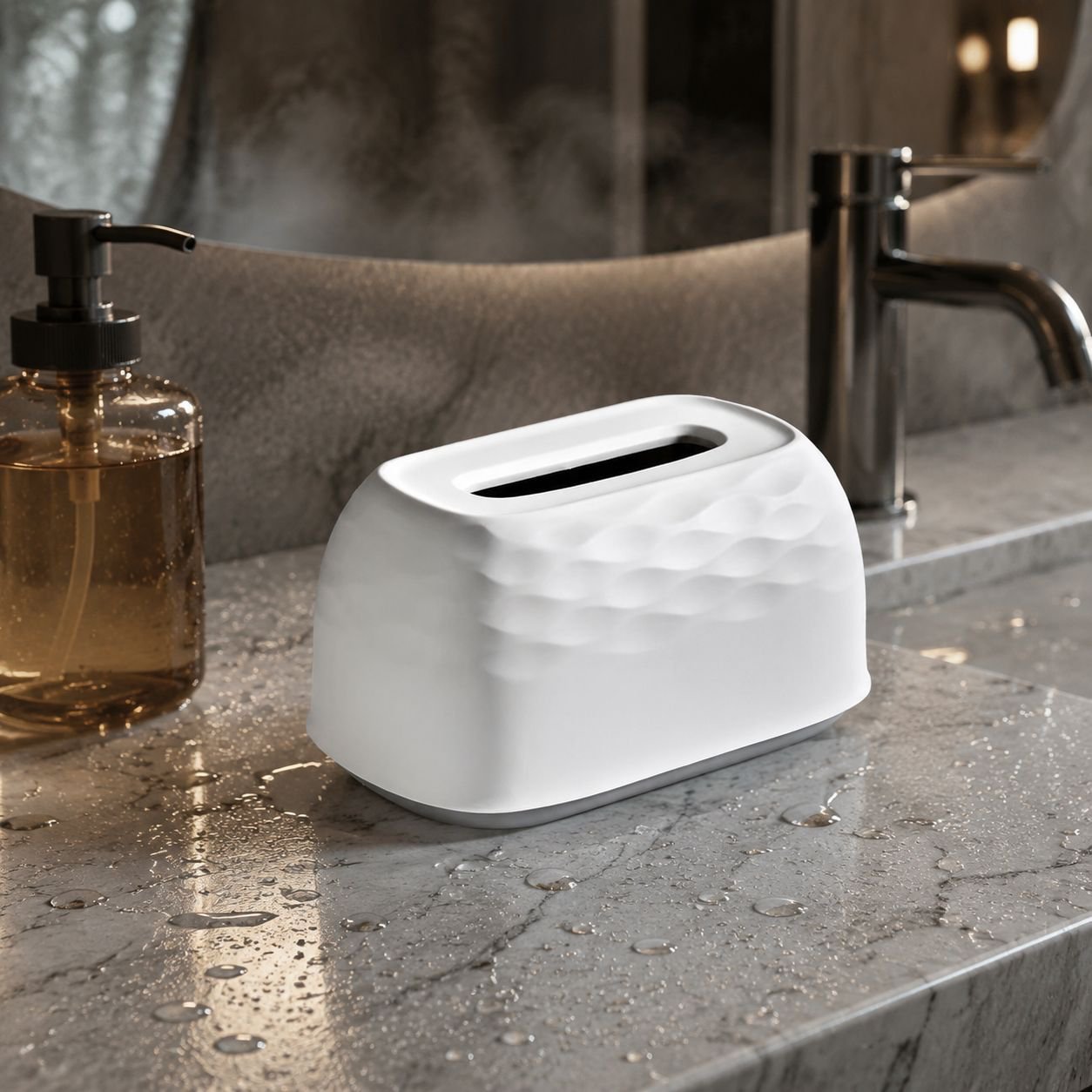 Creative Water Ripple Tissue Box Liftable Household Paper Box