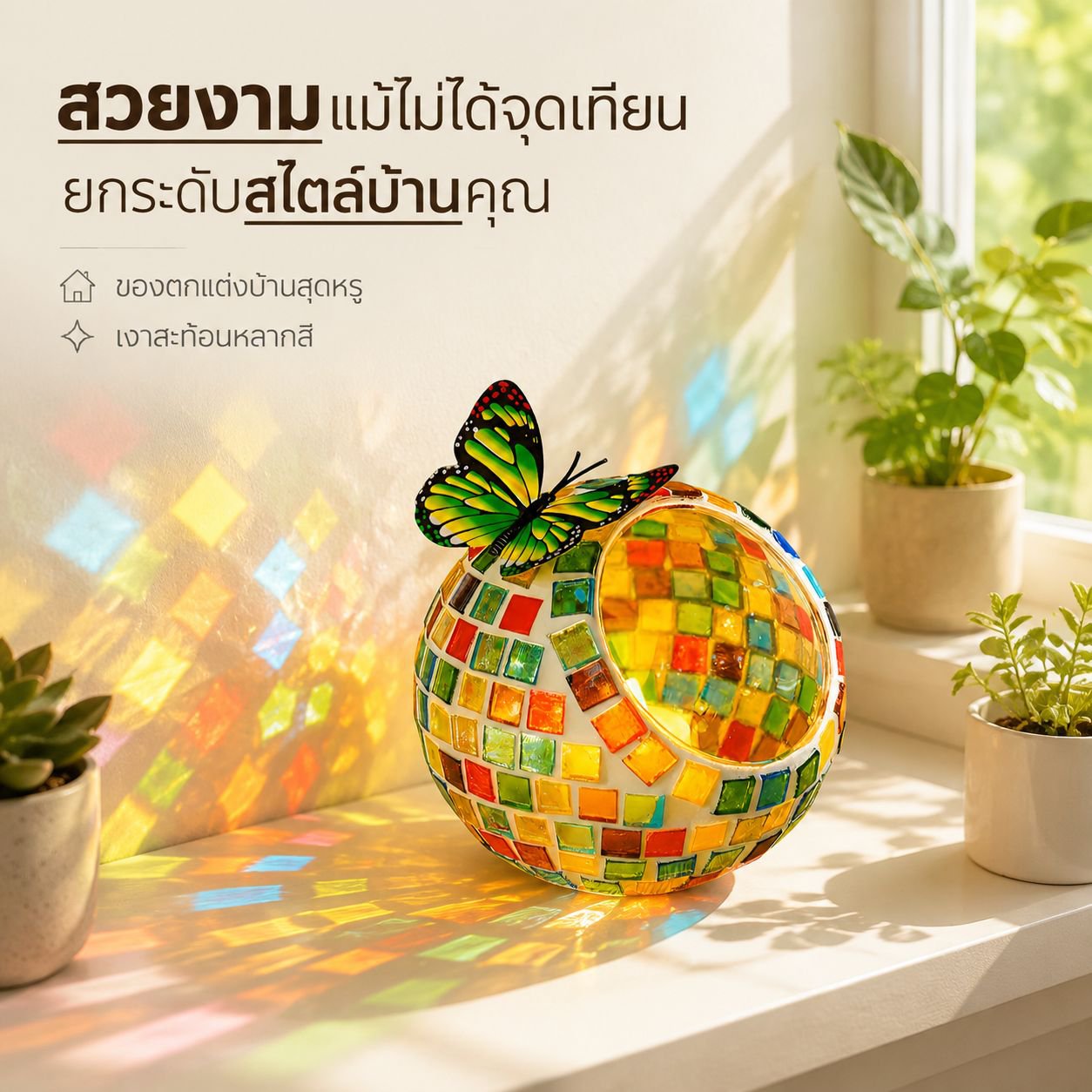 ชุดวัสดุทำเทียนโมเสกปากเฉียง DIY งานฝีมือสร้างสรรค์สำหรับทีม
