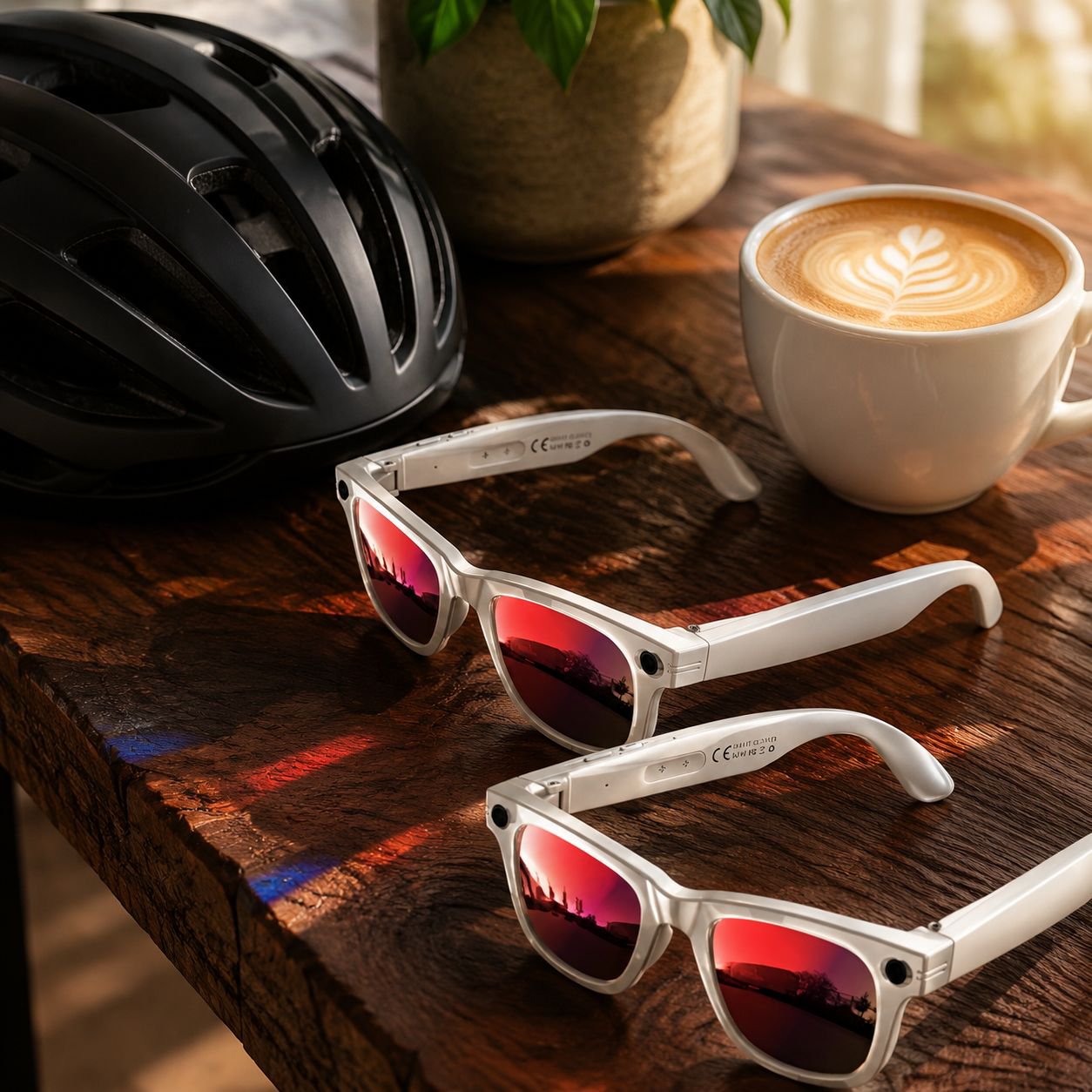 KI-Brille mit 4K-Kamera, 290-mAh-Akkukapazität, 800-Wh-Batterie, Videofunktion