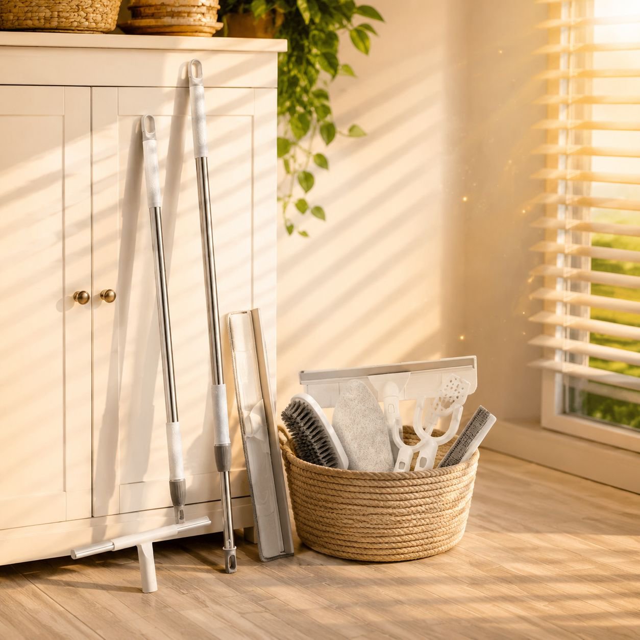 Complete cleaning set for home use