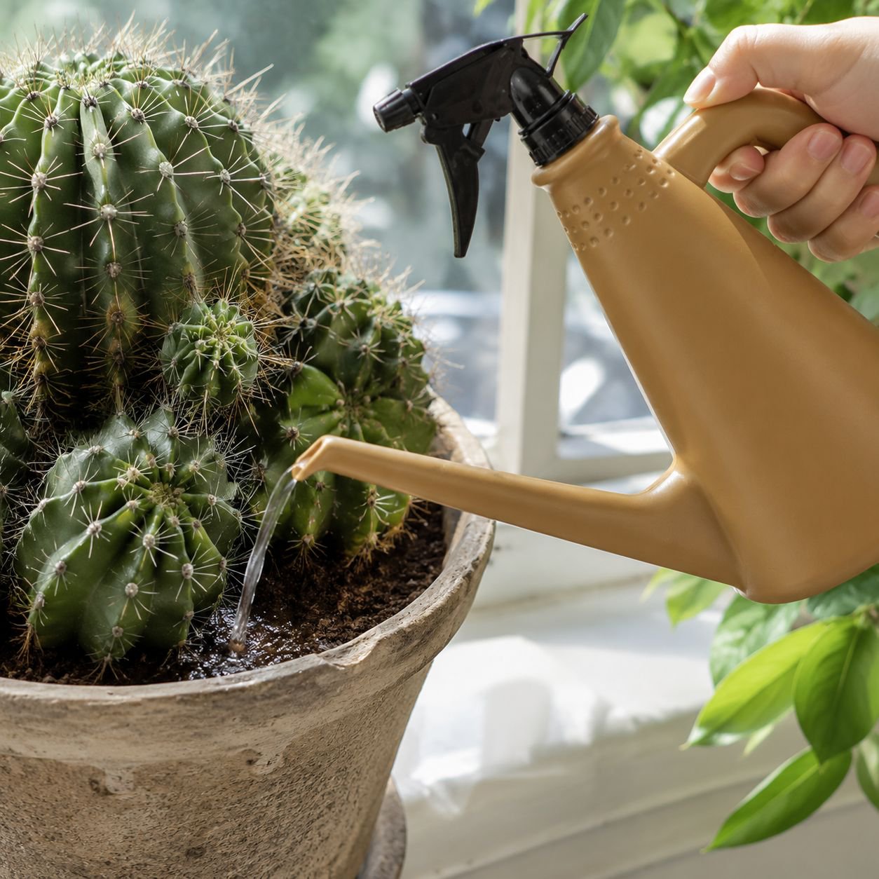 Multi-function watering pot with spray and shower modes