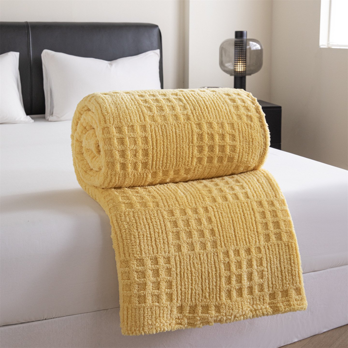 Heavyweight Waffle Blanket
