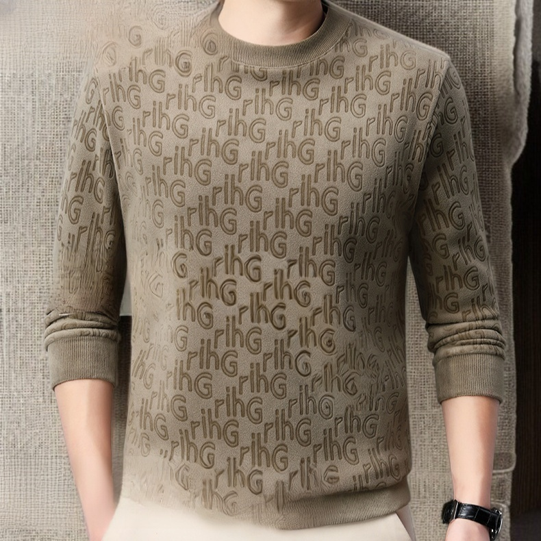 따뜻한 남성 기모 자카드 후드 상의 디테일