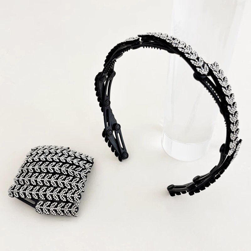 Diadema fija con flequillo