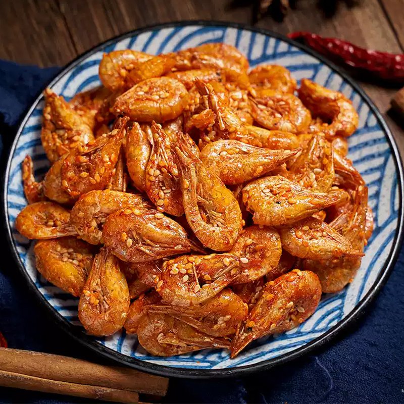 Deep-sea-caught crispy Arctic shrimp: crunchy, savory, delicious, and won’t make you gain weight.