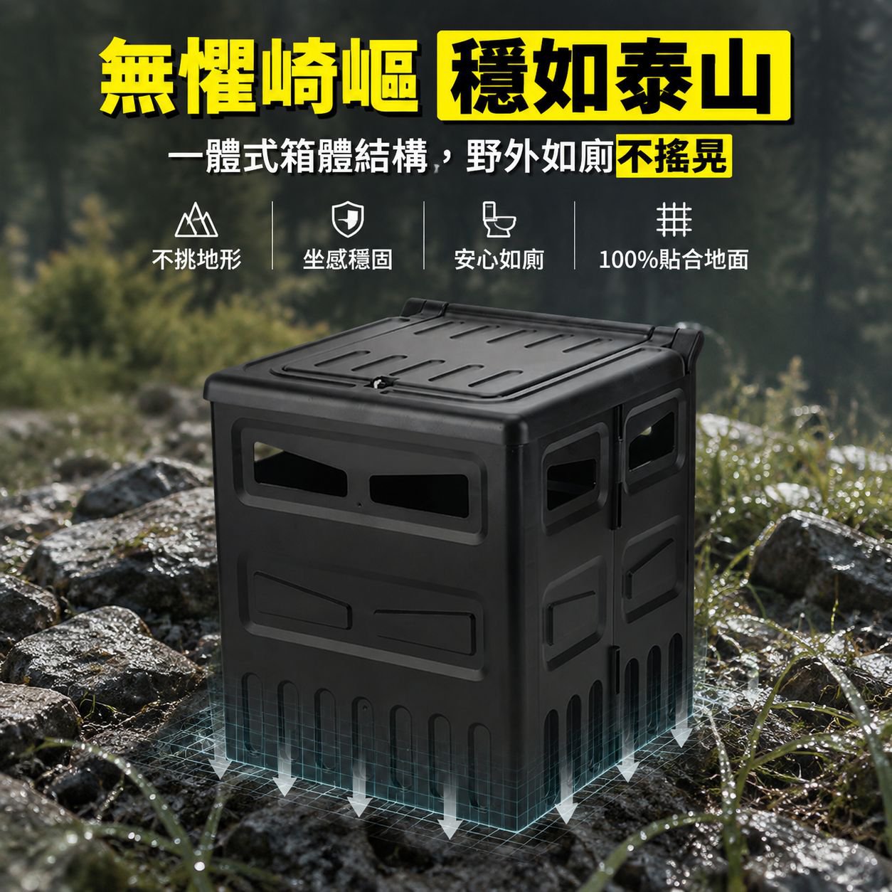 應急便攜馬桶 戶外摺疊車載廁所
