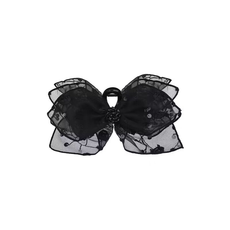 ローズ刺繍両面クリップ