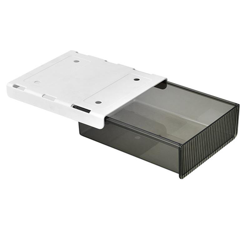 Punch-free drawer storage box under the desk hidden pen holder office sundries storage box student d