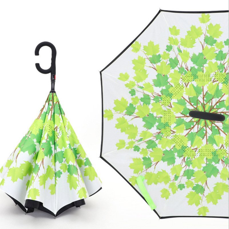 Windproof Double Person Automatic Reverse Umbrella for Men and Women