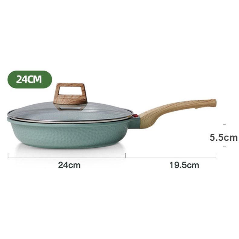 Non-stick aluminum alloy frying pan