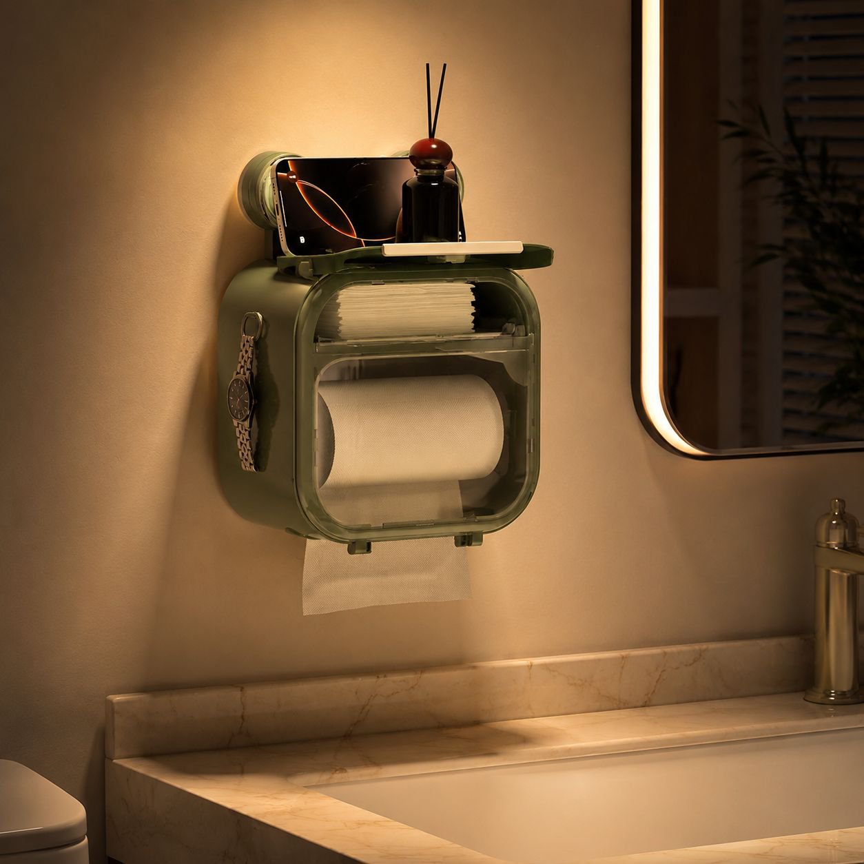 Multifunctional Toilet Paper Storage Box