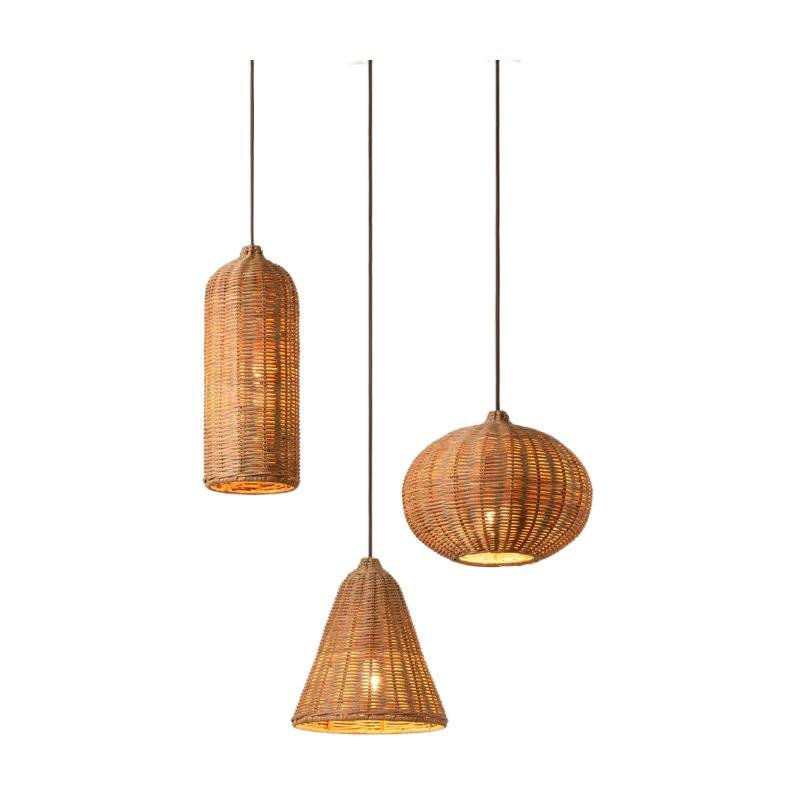 Rattan pendant light