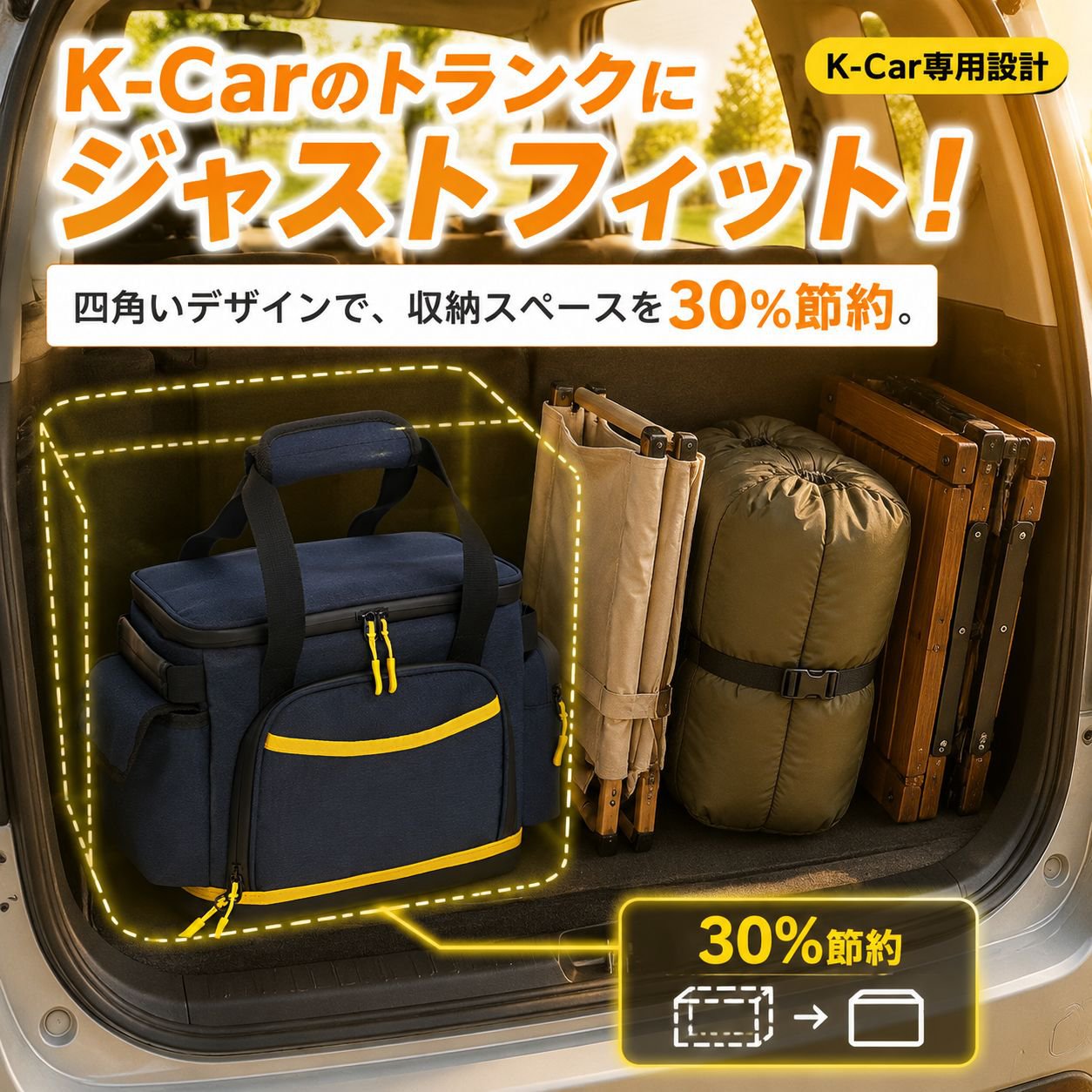 多機能パワーバンク収納ハンドバッグ キャンプ用防水バッグ
