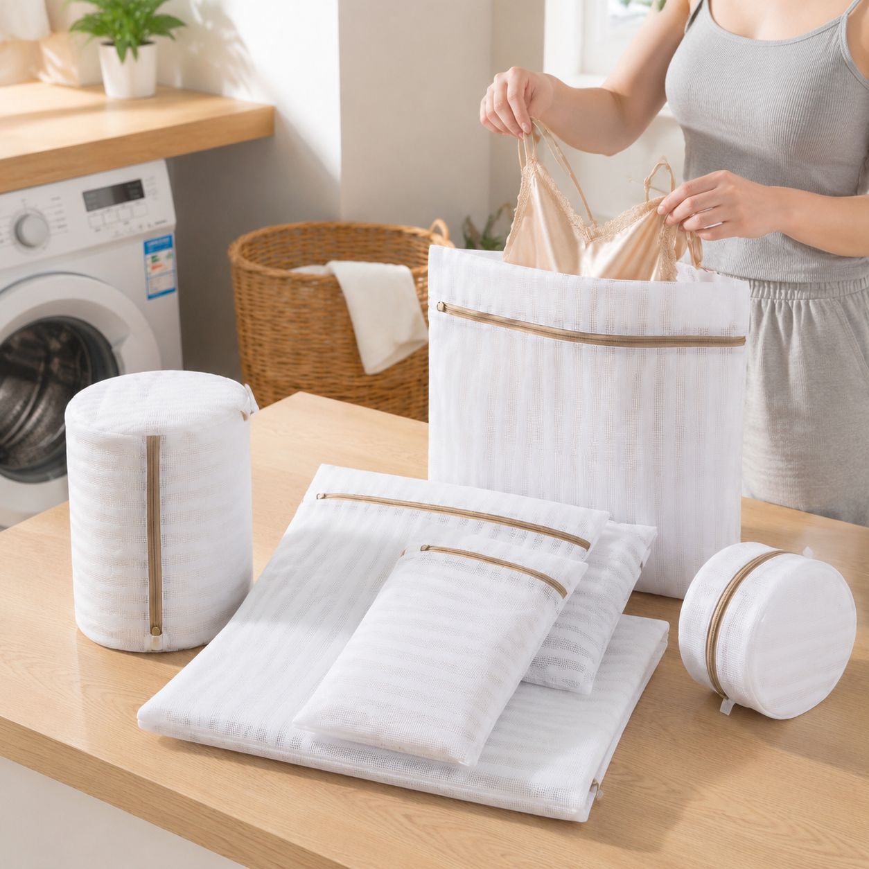 Anti-deformation Laundry Mesh Bag