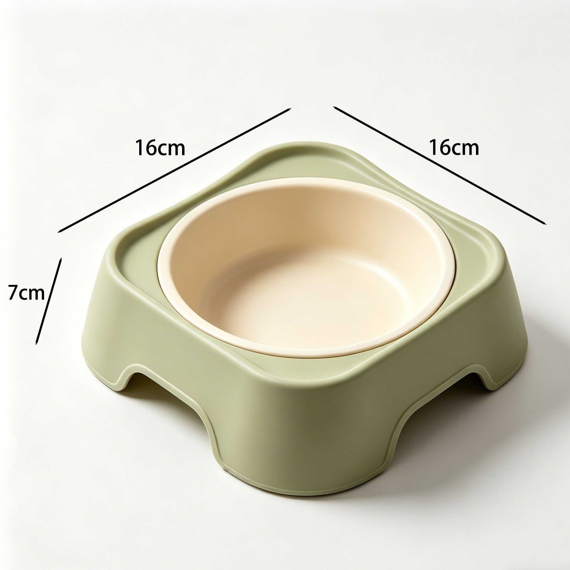 Non-slip Pet Food Bowl with anti-skid base