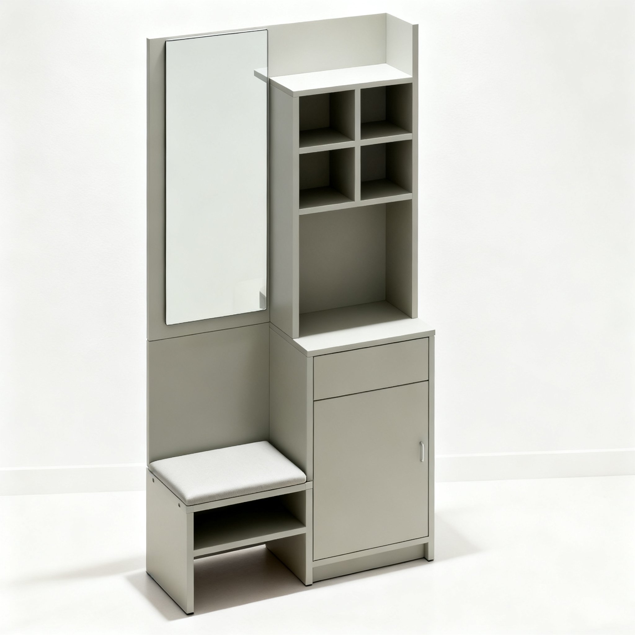 ตู้เก็บรองเท้าและของใช้ในบ้านแบบรวมสำหรับทางเข้าบ้าน