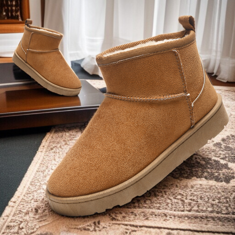 여자 겨울 방한 스노우 부츠 스타일링