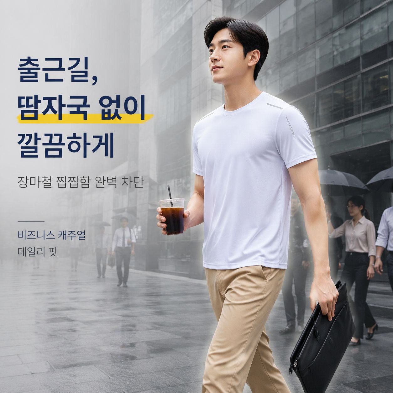 남성용 아이스 실크 반팔티 여름 얇은 루즈핏 스포츠 쿨링 티셔츠
