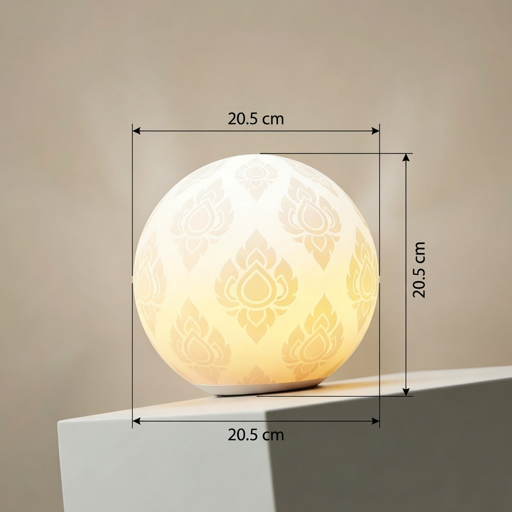 柔らかなLEDの光で照らすミニデスクトップライト