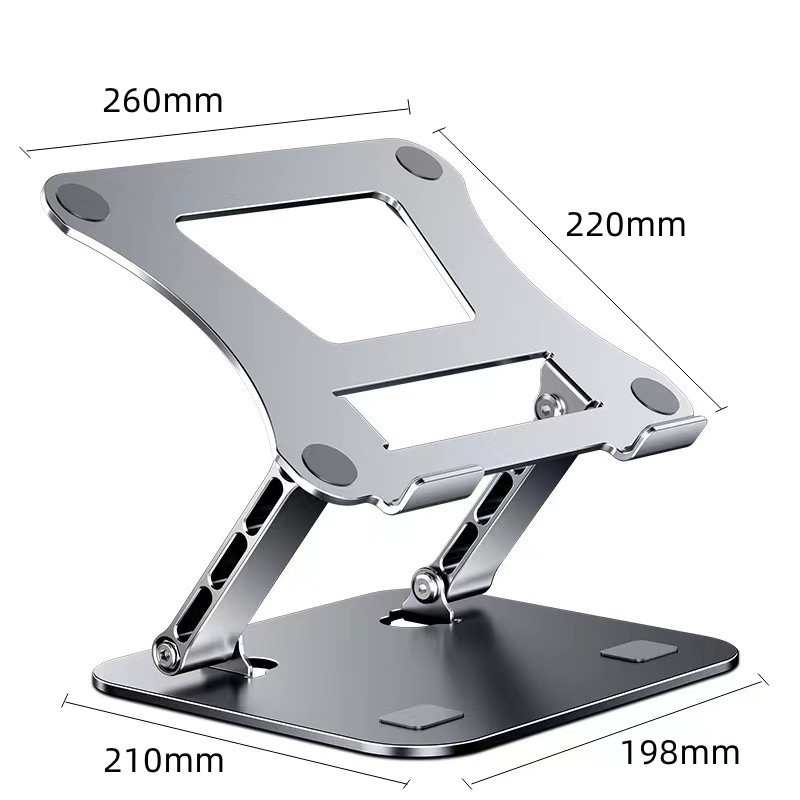 Support pour ordinateur avec ventilation pour bureau