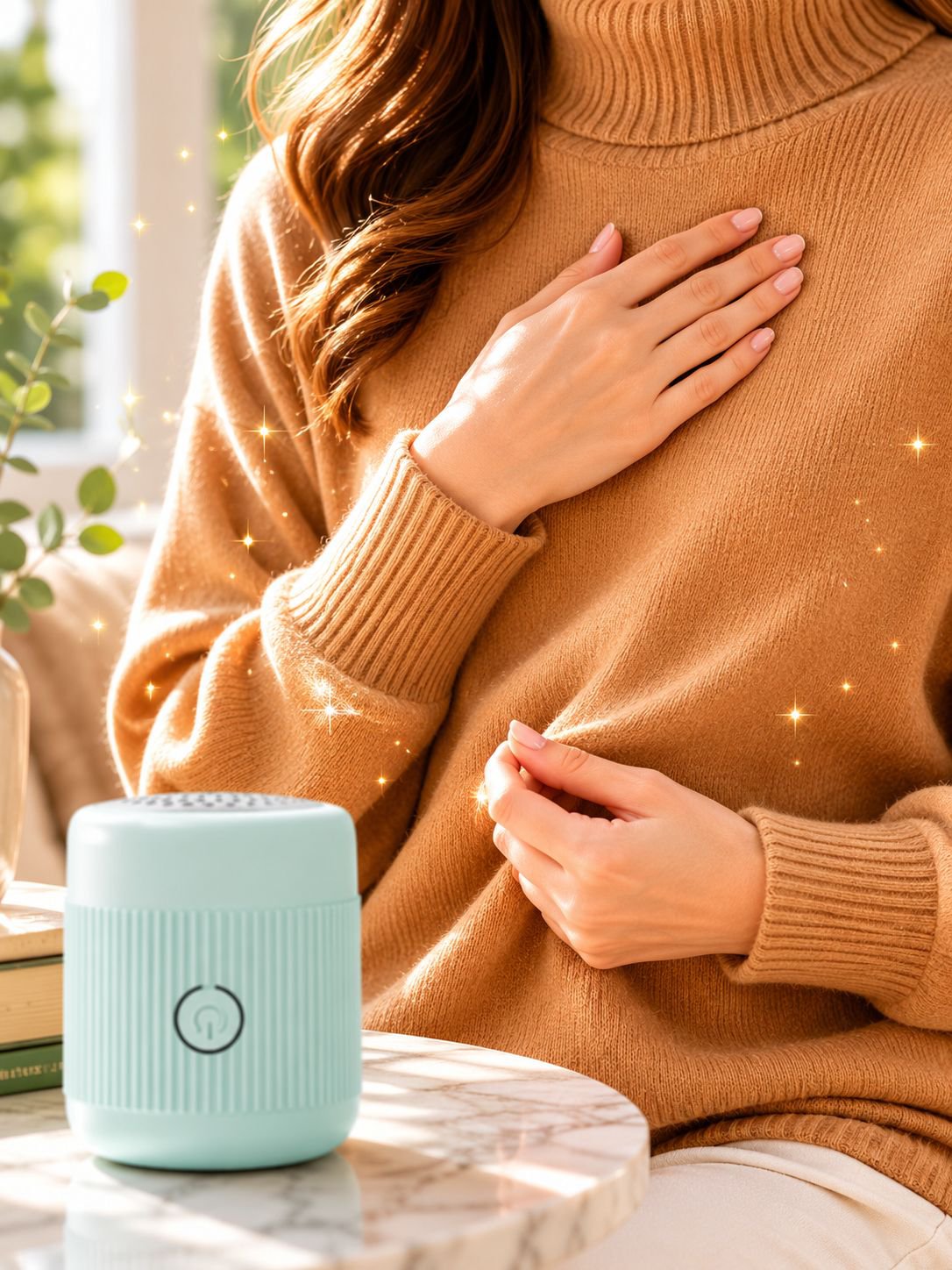 Ergonomic design lint remover for clothes
